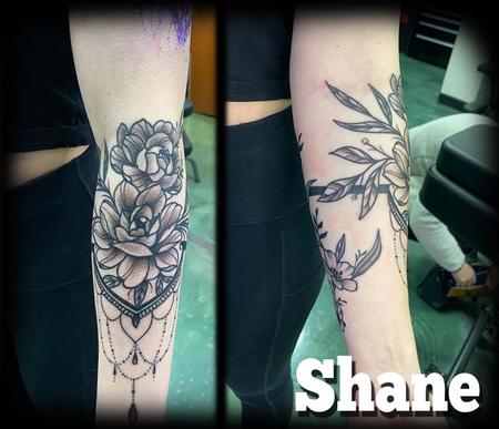 Tattoos - Flower Mandala  - 143857